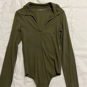 Abercrombie & Fitch Collared Bodysuit